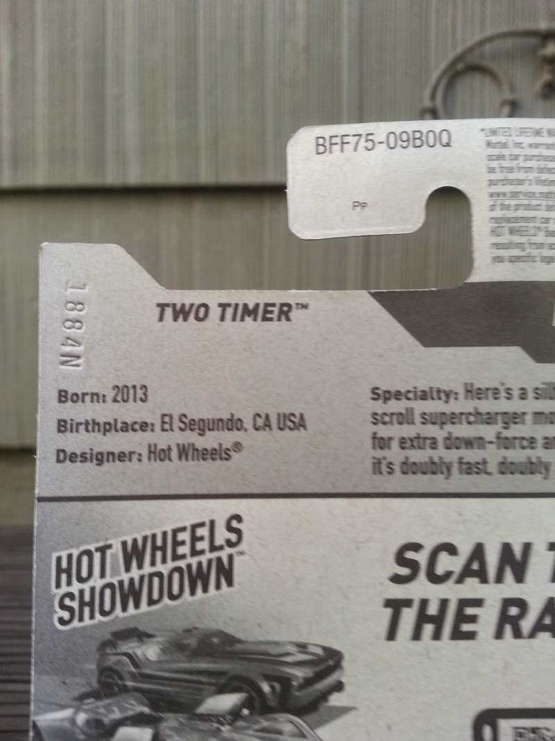 Illustration for article titled DieCast 101: Understanding Hot Wheels Numbers, Letters, and Codes
